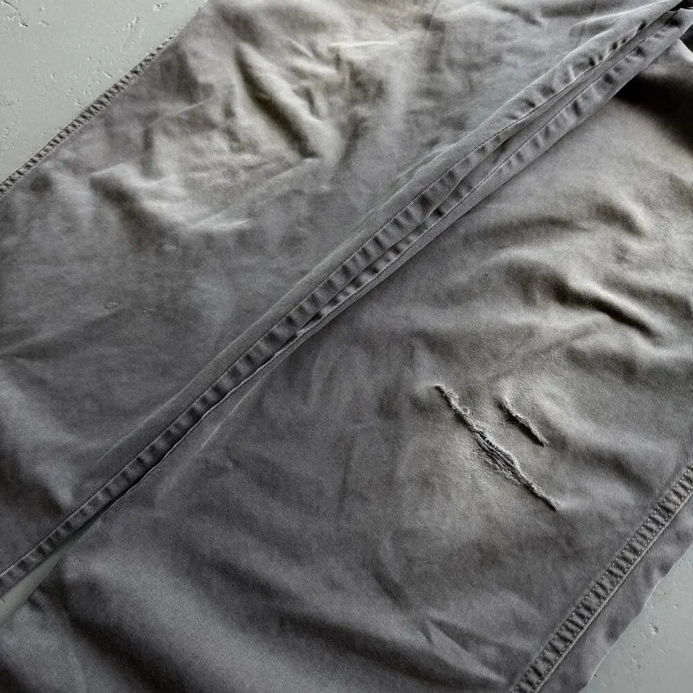 Vintage Wrangler Grey Carpenter Pants 35x30 Baggy Utility Workwear